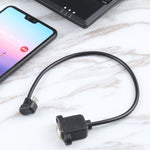 Cabo conector USB-C / Tipo-C macho para porta de impressão quadrada tipo B fêmea, Tipo-C para tipo B quadrado