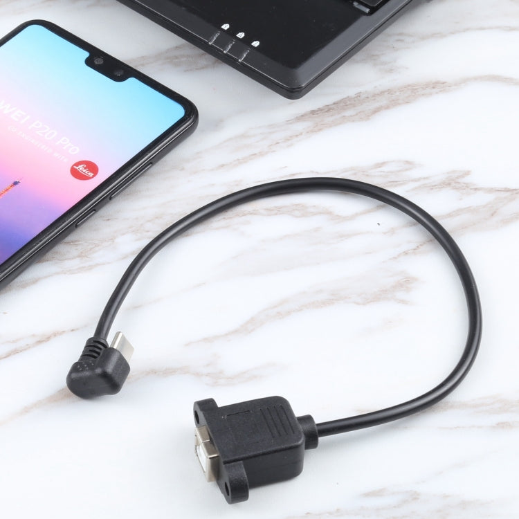 Cabo conector USB-C / Tipo-C macho para porta de impressão quadrada tipo B fêmea, Tipo-C para tipo B quadrado