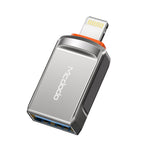 Conversor OTG MCDODO USB 3.0 Fêmea para 8 Pinos Macho USB Flash Disk, 8 Pinos