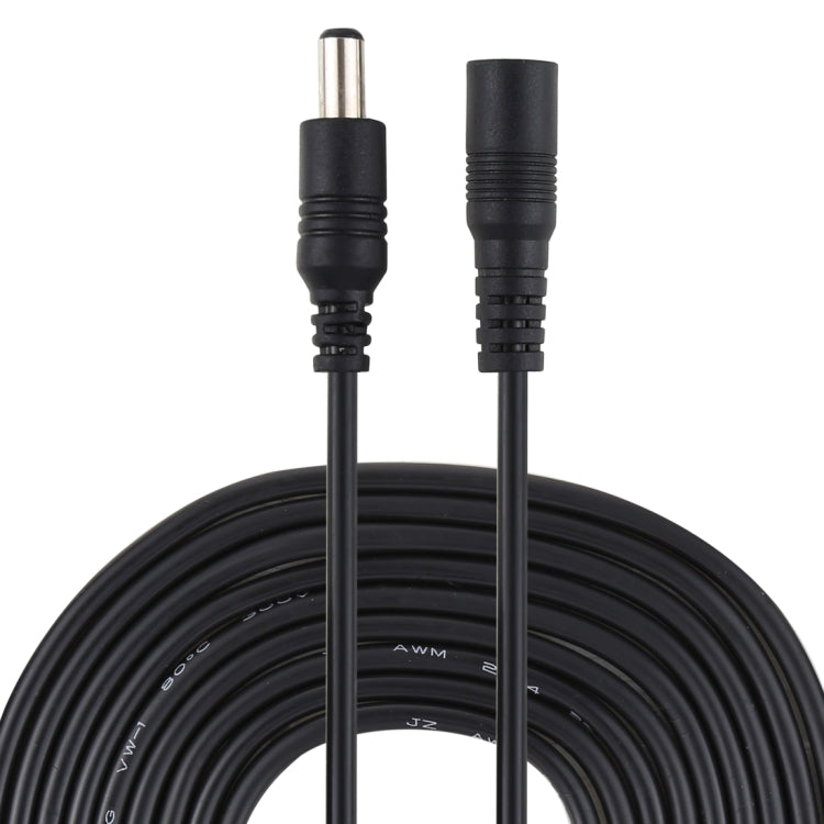 Cabo de extensão de ficha de alimentação DC fêmea para macho 5,5 x 2,1mm 22AWG de 2m para portátil, 2m 5,5 x 2,1mm