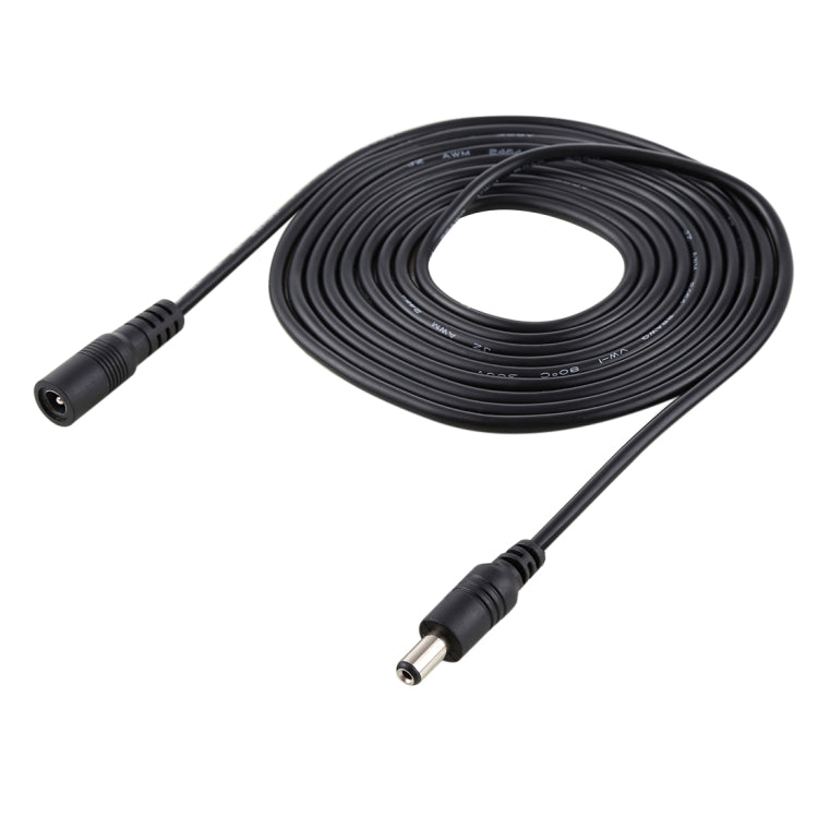 Cabo de extensão de ficha de alimentação DC fêmea para macho 5,5 x 2,1mm 22AWG de 2m para portátil, 2m 5,5 x 2,1mm