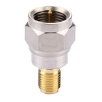 2 unidades de conector F macho para SMA fêmea, 2 unidades F macho para SMA fêmea