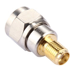 2 unidades de conector F macho para SMA fêmea, 2 unidades F macho para SMA fêmea