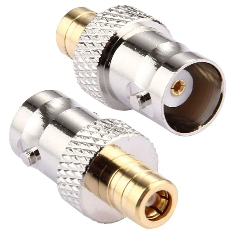2 PCS Conector Fêmea BNC para Fêmea SMB, Fêmea para Fêmea SMB