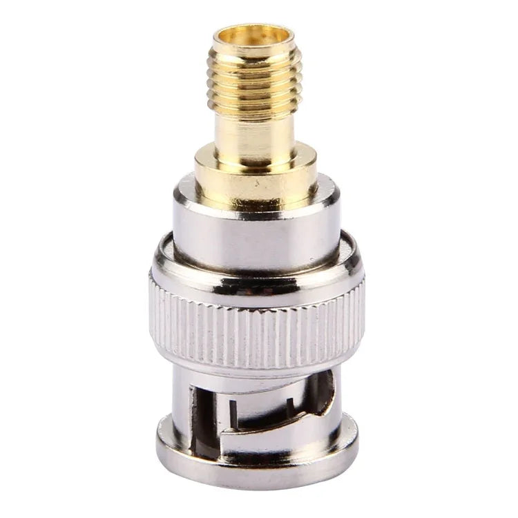 2 PCS Conector BNC Macho para SMA Fêmea, Macho para SMA Fêmea
