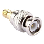 2 PCS Conector BNC Macho para SMA Fêmea, Macho para SMA Fêmea