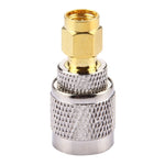 2 unidades de conector TNC macho para SMA macho, 2 unidades TNC macho para SMA macho
