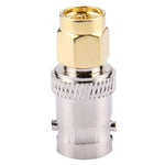 2 PCS Conector Fêmea BNC para Macho SMA, Fêmea para Macho SMA