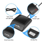 Leitor de cartão inteligente ROCKETEK RT-SCR4 CAC IC SIM Chip, RT-SCR4