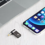 Adaptador de carregamento para computador USB-C / Tipo-C fêmea para DC 4,8x1,7mm macho 100W, Tipo-C fêmea para DC 4,8x1,7mm macho