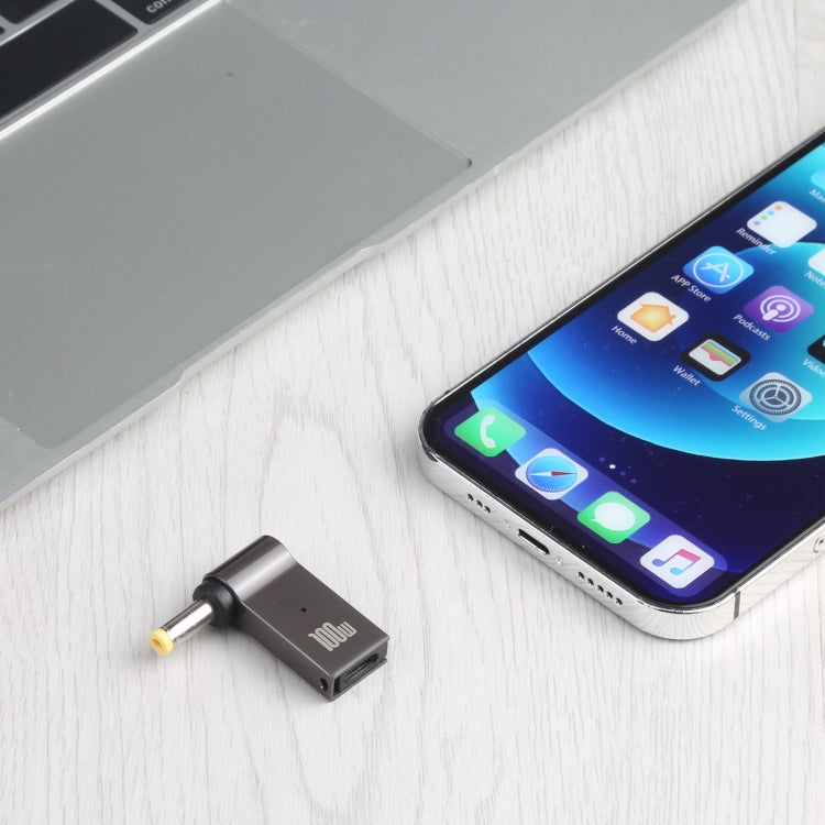 Adaptador de carregamento para computador USB-C / Tipo-C fêmea para DC 4,8x1,7mm macho 100W, Tipo-C fêmea para DC 4,8x1,7mm macho