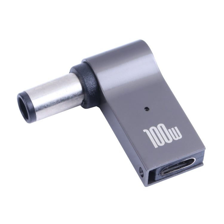 Adaptador de carregamento para computador USB-C / Tipo-C fêmea para DC 7,4x0,6mm macho 100W para HP, Tipo-C fêmea para DC 7,4x0,6mm macho (para HP)