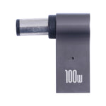 Adaptador de carregamento para computador USB-C / Tipo-C fêmea para DC 7,4x0,6mm macho 100W para HP, Tipo-C fêmea para DC 7,4x0,6mm macho (para HP)