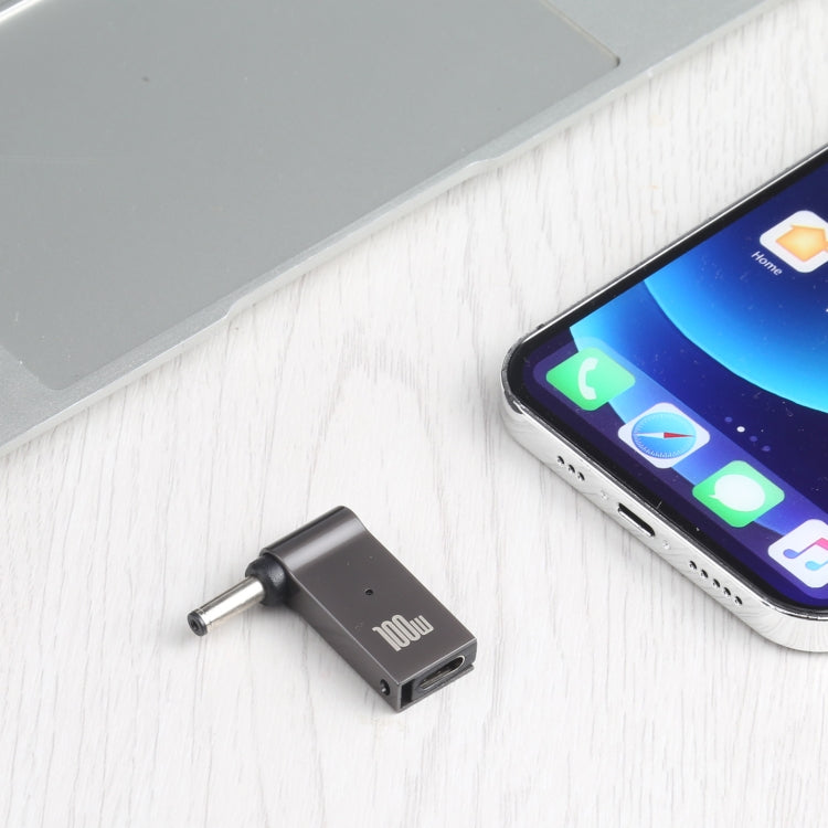 Adaptador de carregamento para computador USB-C / Tipo-C fêmea para DC 4.0x1.35mm macho 100W para Asus, Tipo-C fêmea para DC 4.0x1.35mm macho