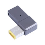 Adaptador de carregamento para computador USB-C / Tipo-C fêmea para conector quadrado grande para Lenovo 100W, Tipo-C fêmea para conector quadrado grande