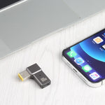 Adaptador de carregamento para computador USB-C / Tipo-C fêmea para conector quadrado grande para Lenovo 100W, Tipo-C fêmea para conector quadrado grande