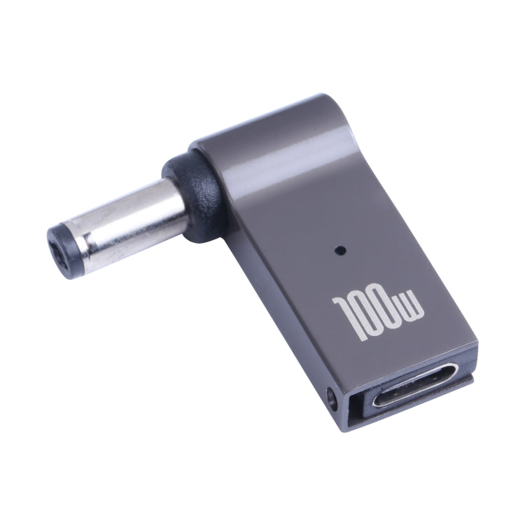 Adaptador de carregamento para computador USB-C / Tipo-C fêmea para DC 5.5 x 2.1mm macho 100W, Tipo-C fêmea para DC 5.5 x 2.1mm macho