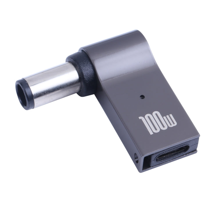 Adaptador de carregamento para computador USB-C / Tipo-C fêmea para DC 7.4x0.6mm macho 100W para Dell, Tipo-C fêmea para DC 7.4x0.6mm macho (para Dell)