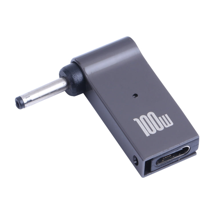 Adaptador de carregamento para computador USB-C / Tipo-C fêmea para DC 3.0x1.1mm macho 100W para Acer, Tipo-C fêmea para DC 3.0x1.1mm macho