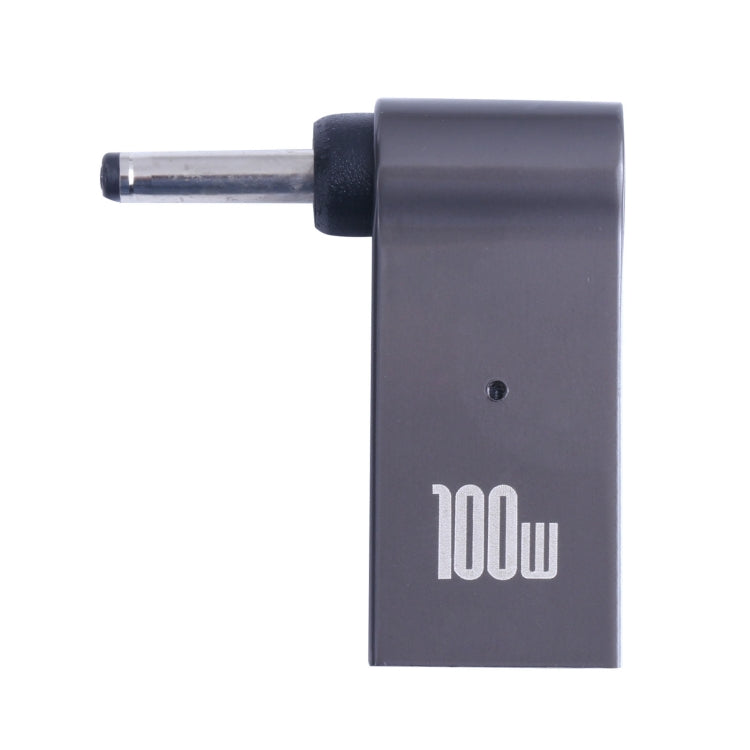 Adaptador de carregamento para computador USB-C / Tipo-C fêmea para DC 3.0x1.1mm macho 100W para Acer, Tipo-C fêmea para DC 3.0x1.1mm macho