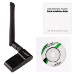 Adaptador Ethernet USB sem fios de banda dupla 11AC 600Mbps EDUP EP-AC1635 com antena 2dBi para portátil / PC, EP-AC1635