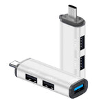 Estação de ancoragem multifunções 3 em 1 Type-C / USB-C HUB ADS-302C, ADS-302C