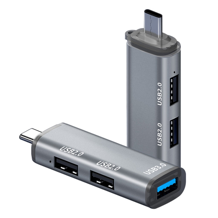 Estação de ancoragem multifunções 3 em 1 Type-C / USB-C HUB ADS-302C, ADS-302C