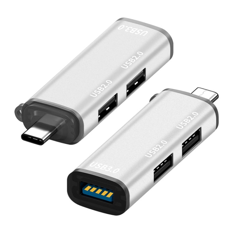 Estação de ancoragem multifunções 3 em 1 Type-C / USB-C HUB ADS-302C, ADS-302C
