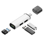 Estação de ancoragem multifunções 3 em 1 Type-C / USB-C HUB ADS-302C, ADS-302C