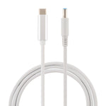 Cabo de carregamento para portátil HP USB-C / Tipo-C para 7.4 x 0.6mm, comprimento do cabo: cerca de 1,5m, Tipo-C para 7.4 x 0.6mm