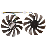 Ventoinha de arrefecimento VGA de 4 pinos DC 12V para placa gráfica Zotac Geforce GTX 1080 Ti GTX 1080Ti AMP Edition, diâmetro: 95mm, pares, diâmetro: 95mm