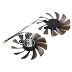 Ventoinha de arrefecimento VGA de 4 pinos DC 12V para placa gráfica Zotac Geforce GTX 1080 Ti GTX 1080Ti AMP Edition, diâmetro: 95mm, pares, diâmetro: 95mm