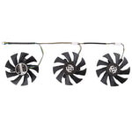 3 Ventoinhas de Arrefecimento para Placa Gráfica Zotac GTX 1070-8GD5 X-OC, Diâmetro: 85mm, 0,5A Diâmetro: 9,5mm (3 Unidades)