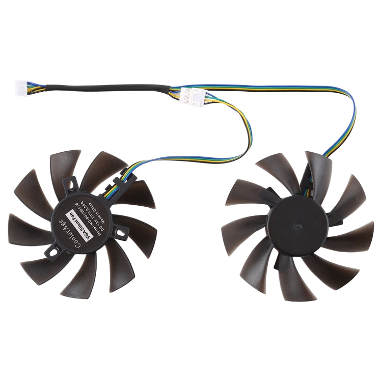 Ventoinha de arrefecimento de 4 pinos para placa gráfica GFY09010E12SPA para Zotac GTX 1070 Mini GTX 1060 6GB GTX1060, diâmetro: 85mm, pares, GFY09010E12SPA