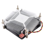 Ventoinha de Arrefecimento CPU CoolAge 1155-1U DC 12V 2000RPM 30,5cfm com Dissipador de Alumínio e Rolamento Hidráulico para Intel 1150 1156 1151, 1155-1U Alumínio