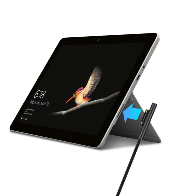 Cabo de Alimentação Nylon Macho 6 Pinos USB-C / Tipo-C para Adaptador de Portátil Microsoft Surface Pro 3 / 4 / 5 / 6, Comprimento do Cabo: 1,5m, para Microsoft Surface Pro 3 / 4 / 5 / 6