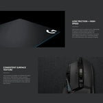 Tapete de rato rígido para jogos eletrónicos Logitech G440, Tamanho: 34 x 28cm, G440 Rígido