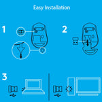 Rato ótico sem fios silencioso Logitech M330 com recetor Micro USB
