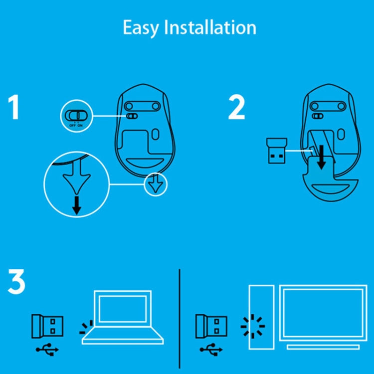 Rato ótico sem fios silencioso Logitech M330 com recetor Micro USB
