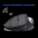 Rato ótico sem fios Bluetooth + Unifying Logitech MX ERGO S 440DPI com trackball de modo duplo, MX ERGO S