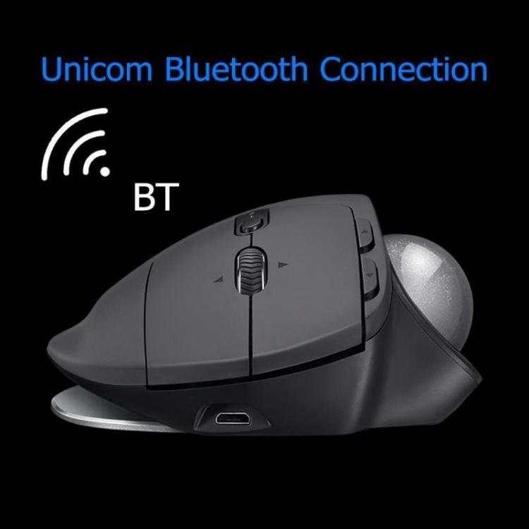Rato ótico sem fios Bluetooth + Unifying Logitech MX ERGO S 440DPI com trackball de modo duplo, MX ERGO S