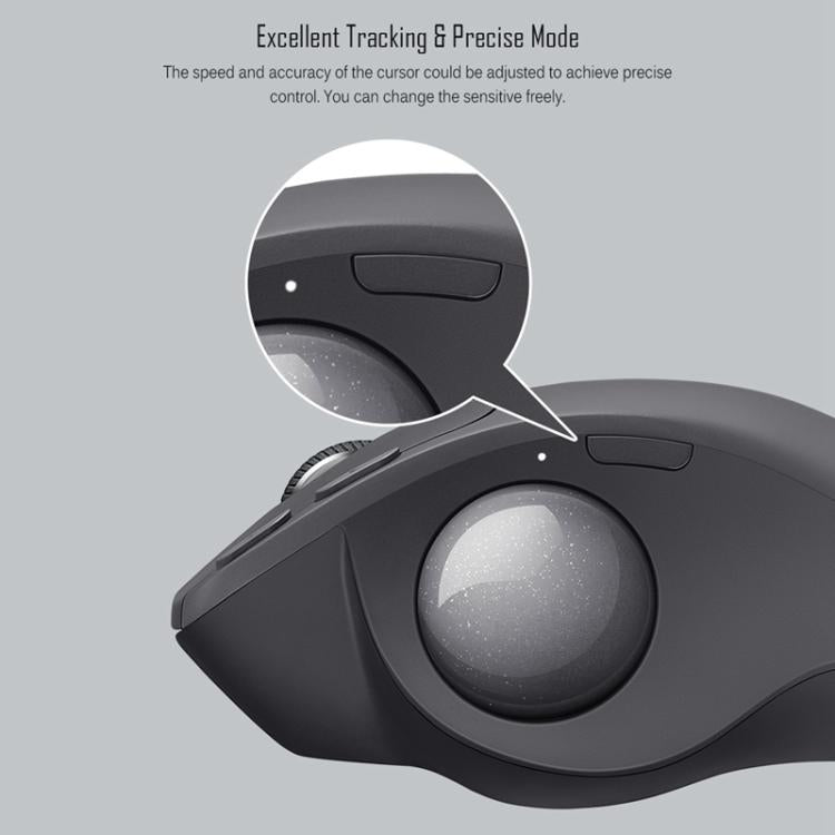 Rato ótico sem fios Bluetooth + Unifying Logitech MX ERGO S 440DPI com trackball de modo duplo, MX ERGO S