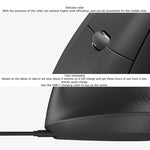 Rato ótico vertical ergonómico sem fios Logitech MX Vertical 4000DPI USB-C / Type-C + Unifying + Bluetooth de três modos, MX Vertical