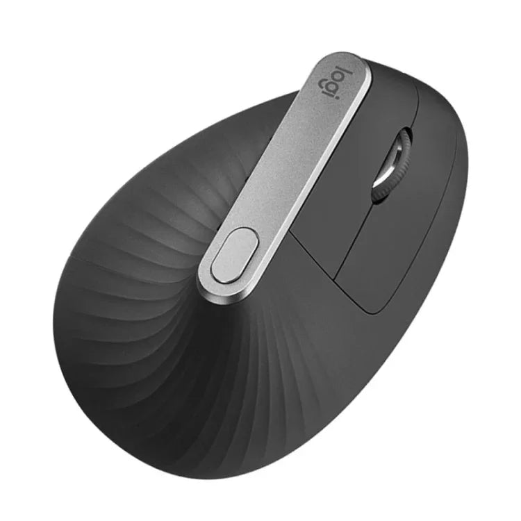 Rato ótico vertical ergonómico sem fios Logitech MX Vertical 4000DPI USB-C / Type-C + Unifying + Bluetooth de três modos, MX Vertical