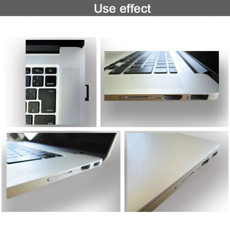 BASEQI 303ASV Estojo Oculto em Liga de Alumínio para Cartão SD para Portáteis Macbook Pro Retina 13.3 polegadas, Para Macbook Pro Retina 13.3 polegadas