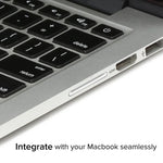 BASEQI Estojo Oculto em Liga de Alumínio para Cartão SD para Portáteis MacBook Air 13.3 polegadas, Para MacBook Air 13.3