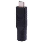 Adaptador Conector Macho USB-C / Tipo-C para Fêmea 4,0 x 1,7mm, Fêmea 4,0 x 1,7mm