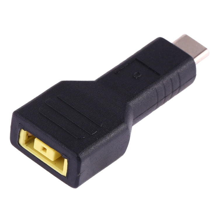 Adaptador de Alimentação USB Quadrado Grande para Tipo-C Macho para Lenovo Thinkpad / ThinkBook / Xiaoxin, USB Quadrado Grande para Tipo-C