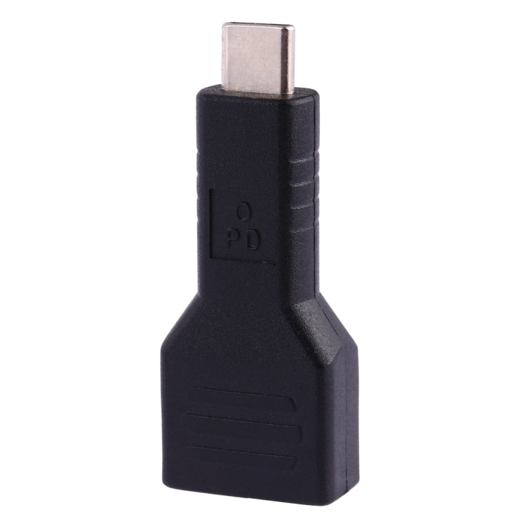 Adaptador de Alimentação USB Quadrado Grande para Tipo-C Macho para Lenovo Thinkpad / ThinkBook / Xiaoxin, USB Quadrado Grande para Tipo-C