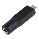 Adaptador Conector Macho USB-C / Tipo-C para Fêmea 5,5 x 2,1mm, 5,5 x 2,1mm